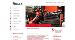 Desktop Screenshot of amada.de