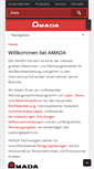 Mobile Screenshot of amada.de