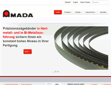 Tablet Screenshot of amada.at